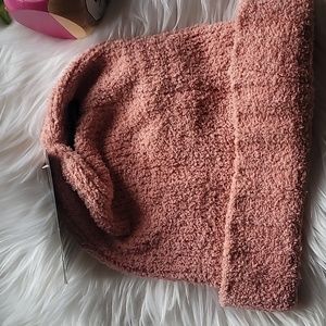 BFNY Peach Orange Super Soft Beanie Hat